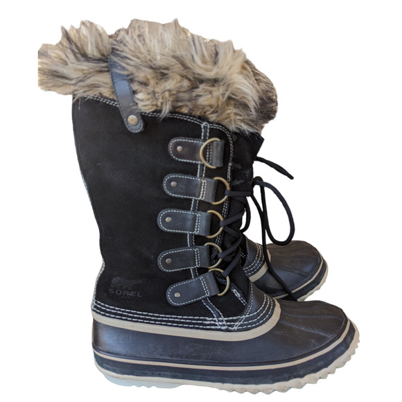Sorel Women's Joan of Artic Black Size 10 Boot - Picture 1 of 7